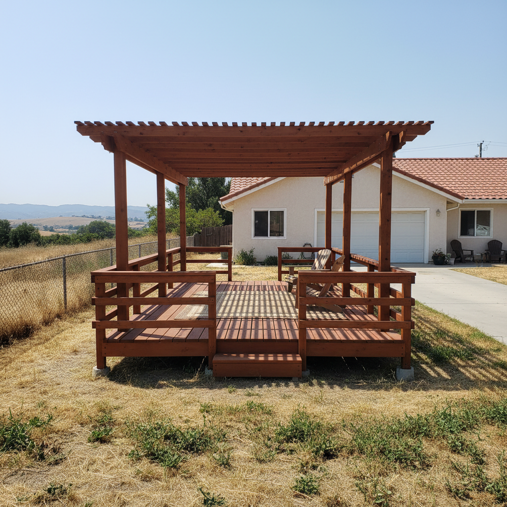 Pergolas & Deck Covers completed by Titan Deck Co in Encinitas, CA