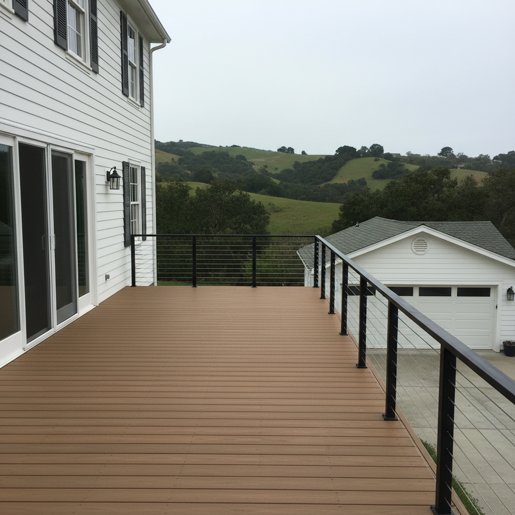 Deck Railing Repair & Installation completed by Titan Deck Co in Carlsbad, CA