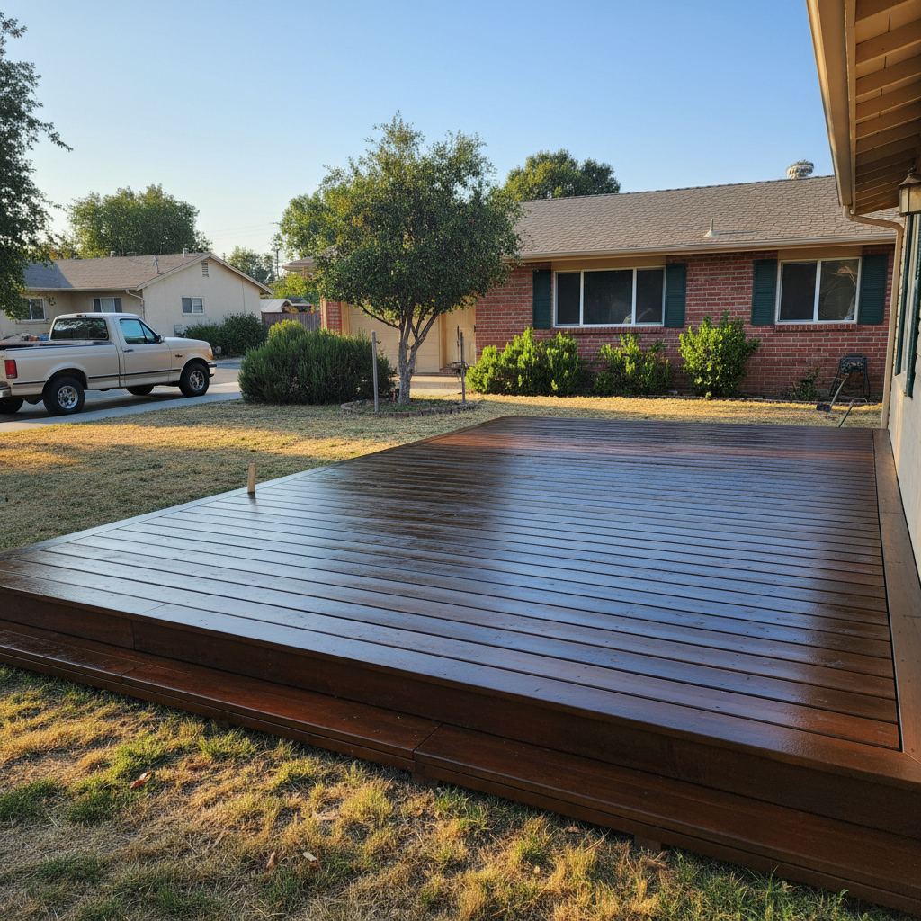 Deck Structural Repair completed by Titan Deck Co in El Cajon, CA
